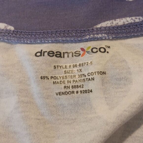 Dreams Co . Cotton Blend  Maxi MuuMuu Dress. Lounge. Beachy. - Picture 8 of 10
